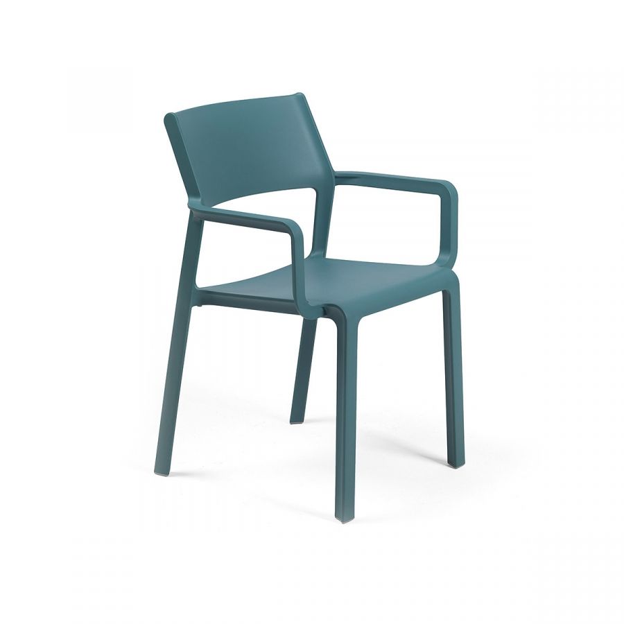 Trill Armchair poltrona in resina Nardi ottanio Genco Outdoor