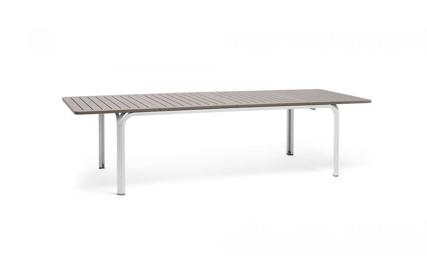 Tavolo estensibile Alloro 210 Nardi bianco tortora Genco Outdoor