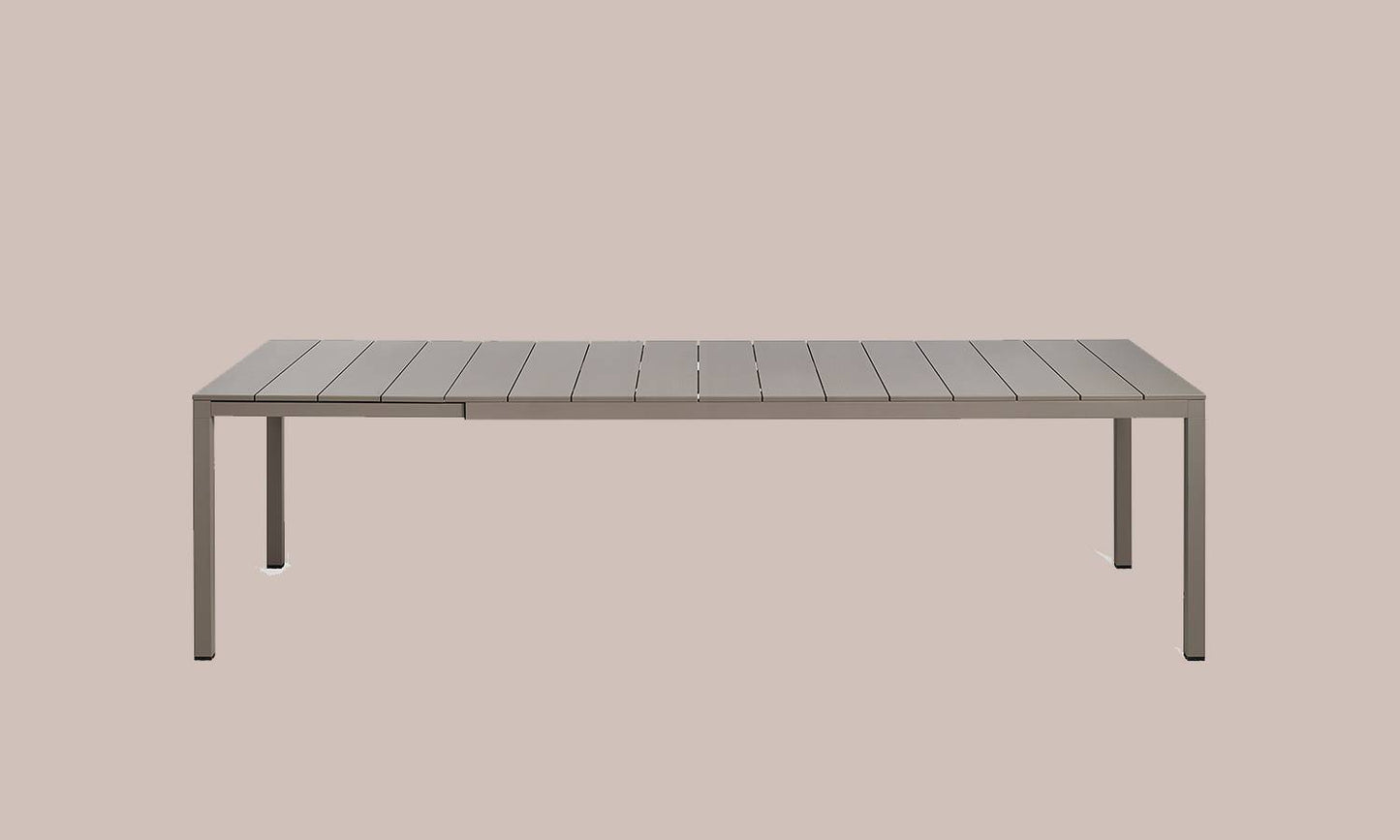 Tavolo estensibile Rio 210, piano in alluminio Nardi Genco Outdoor