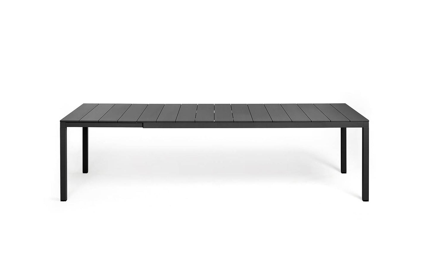 Tavolo estensibile Rio 210, piano in alluminio Nardi antracite Genco Outdoor