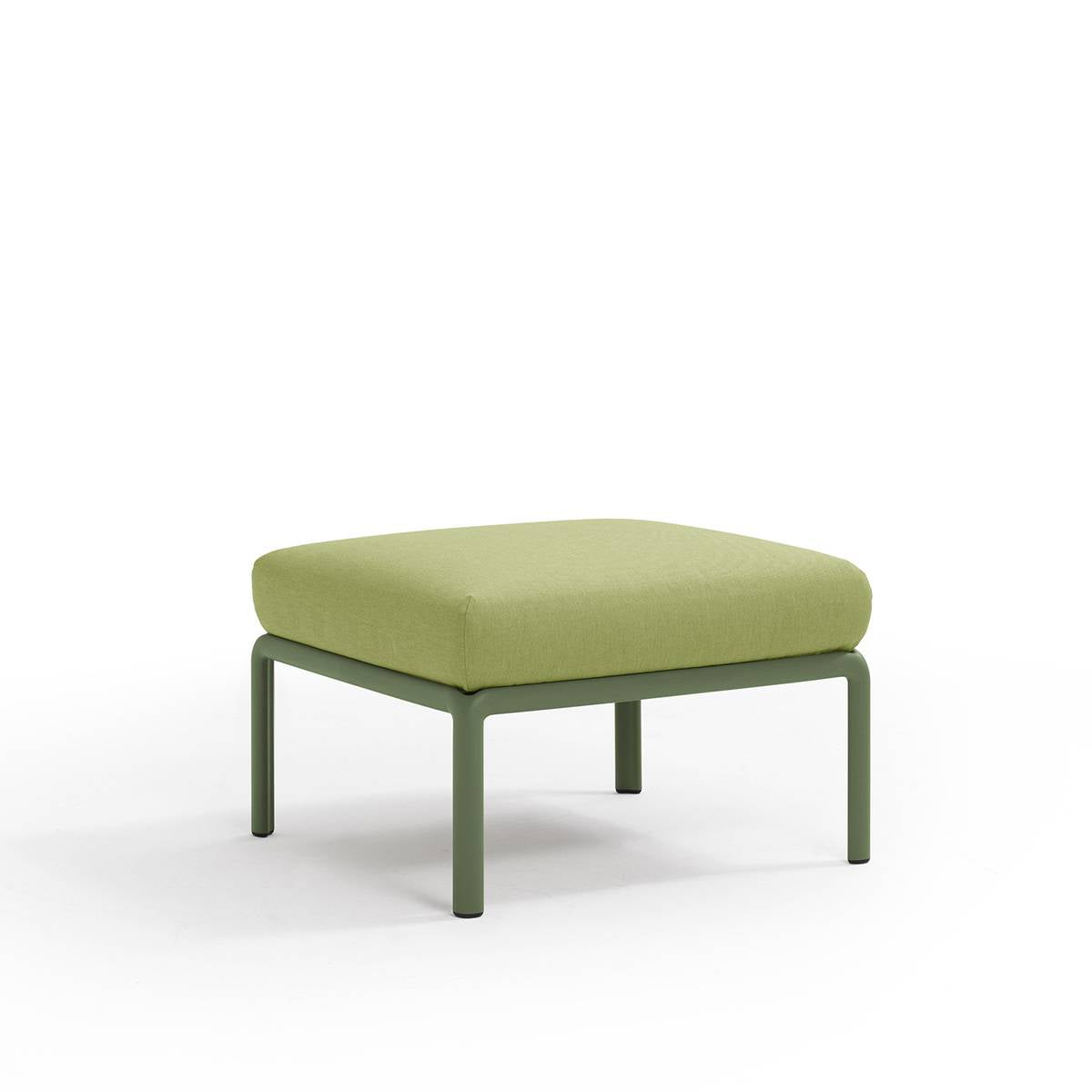 Pouf Komodo resina con cuscino Nardi Agave Avocado-sunbr. Genco Outdoor