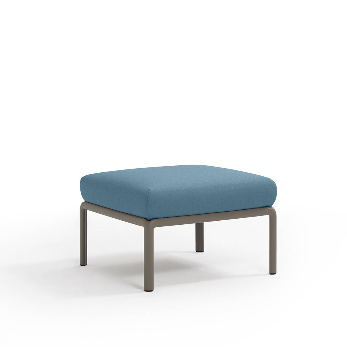 Pouf Komodo resina con cuscino Nardi Tortora Adriatic-sunbr. Genco Outdoor