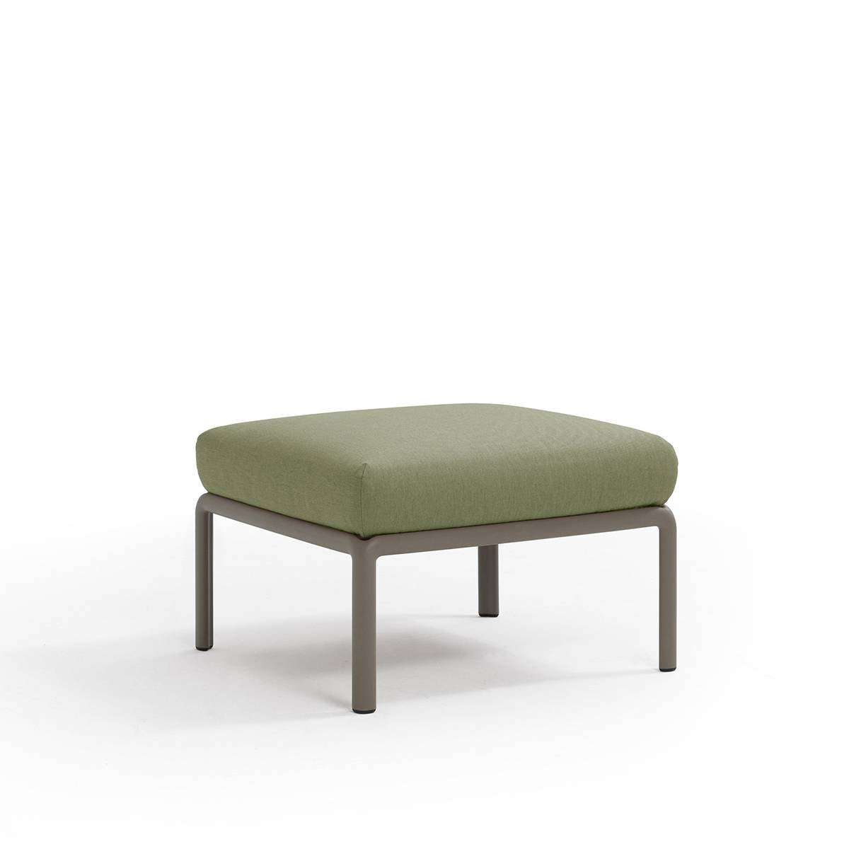 Pouf Komodo resina con cuscino Nardi Tortora Giungla-sunbr. Genco Outdoor