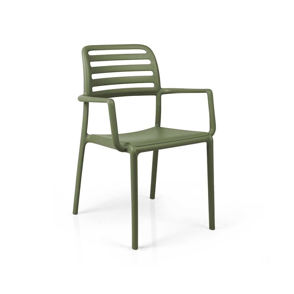 Sedia in resina Costa con braccioli Nardi Agave Genco Outdoor