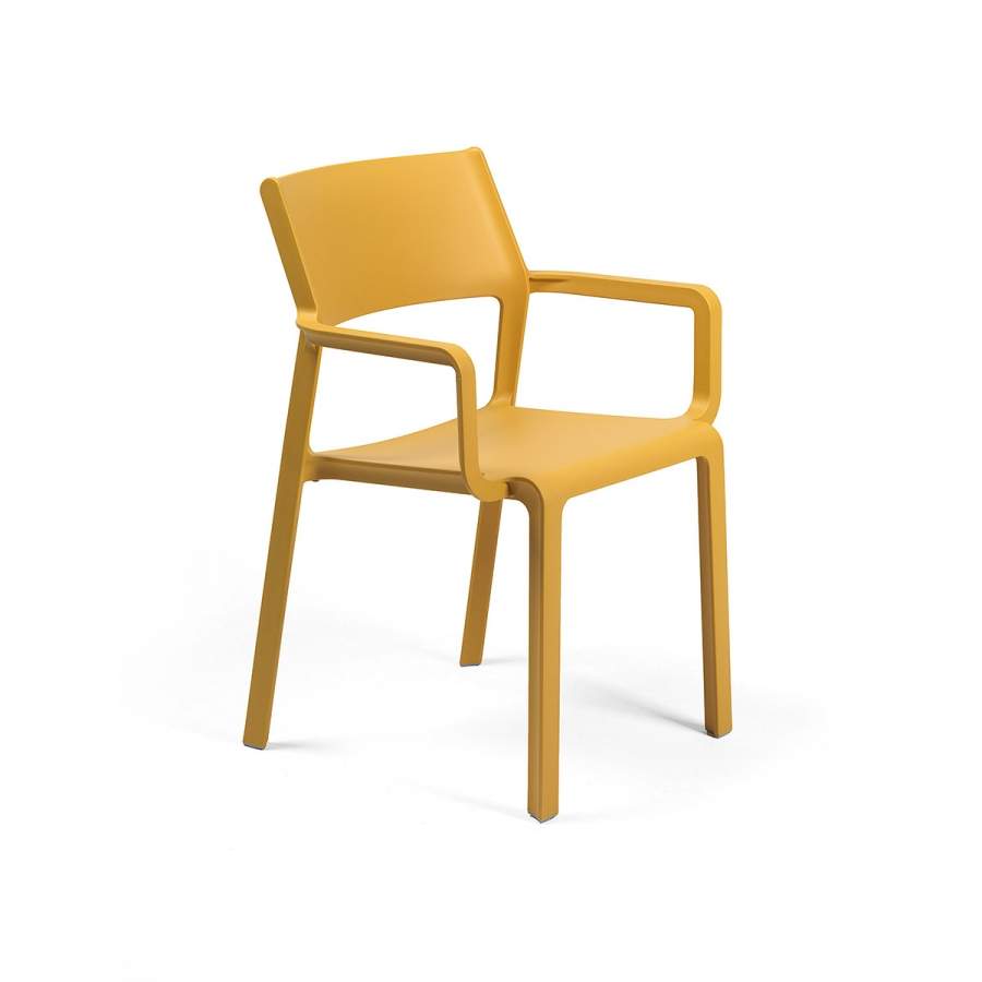 Trill Armchair poltrona in resina Nardi senape Genco Outdoor
