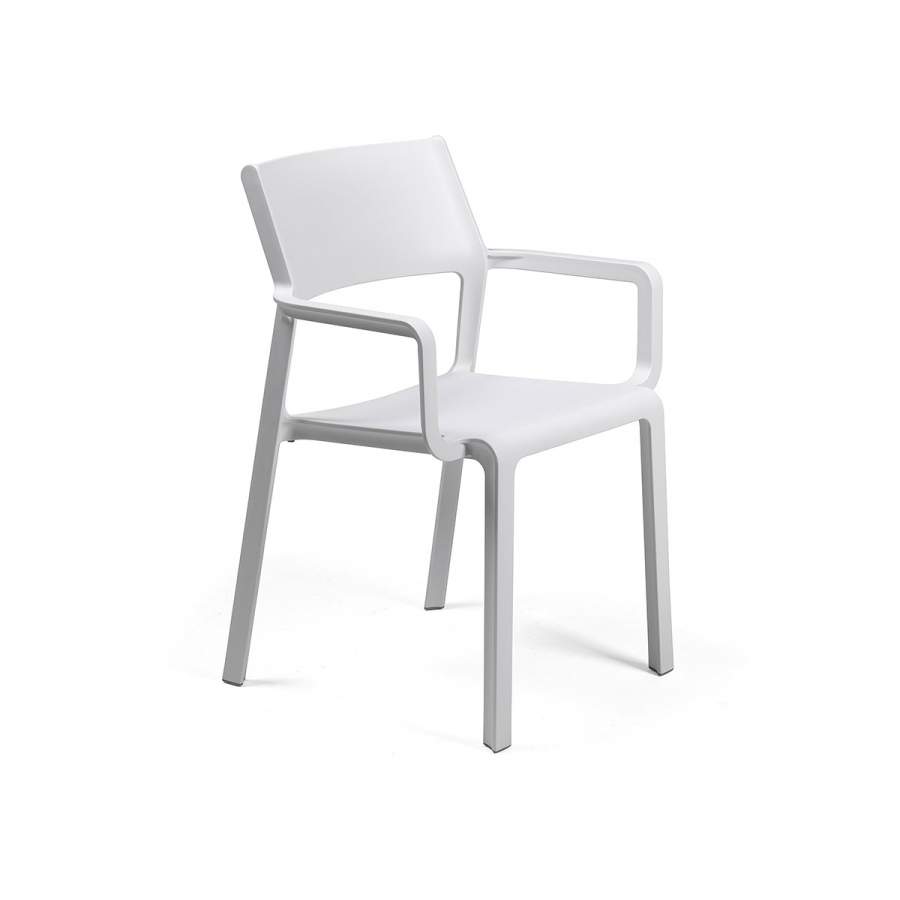 Trill Armchair poltrona in resina Nardi bianco Genco Outdoor
