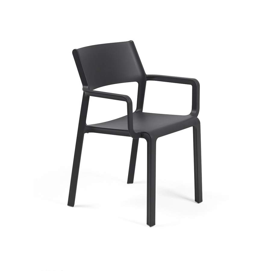 Trill Armchair poltrona in resina Nardi antracite Genco Outdoor