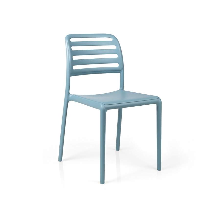 Sedia in resina Costa bistrot Nardi celeste Genco Outdoor