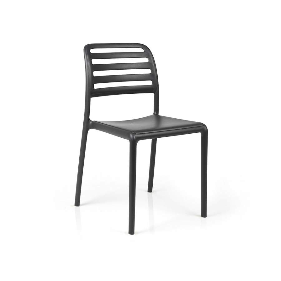 Sedia in resina Costa bistrot Nardi antracite Genco Outdoor