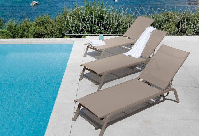 Step lettino in alluminio Talenti Genco Outdoor