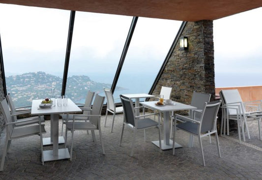 Tavolo alluminio 70x70 Maiorca Talenti Genco Outdoor