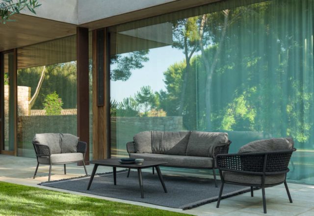 Moon poltrona in alluminio Talenti Genco Outdoor