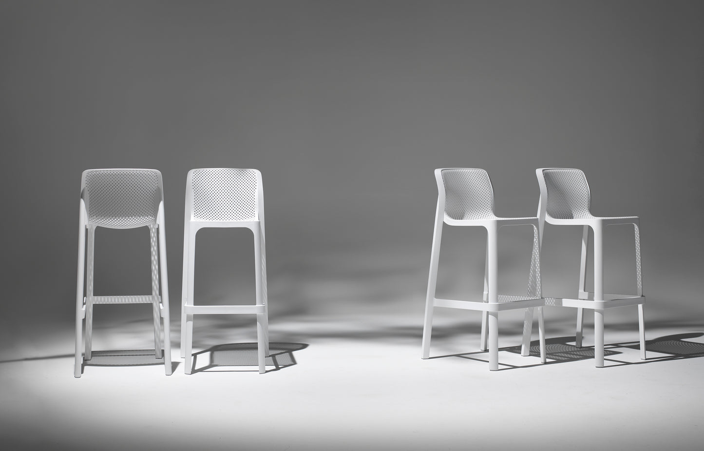Net Stool sgabello in resina Nardi Genco Outdoor