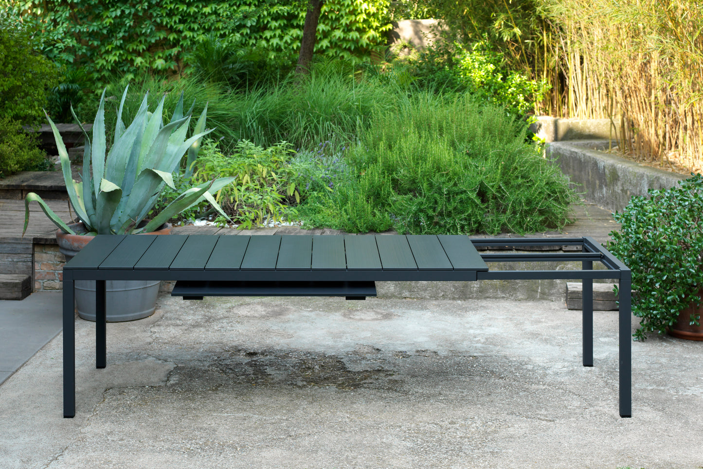 Tavolo estensibile Rio 140, piano in alluminio Nardi Genco Outdoor