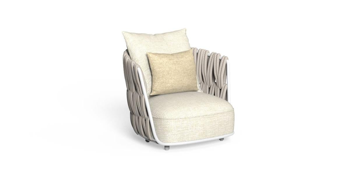 Swipe Poltrona Living Talenti White-Warm White Genco Outdoor