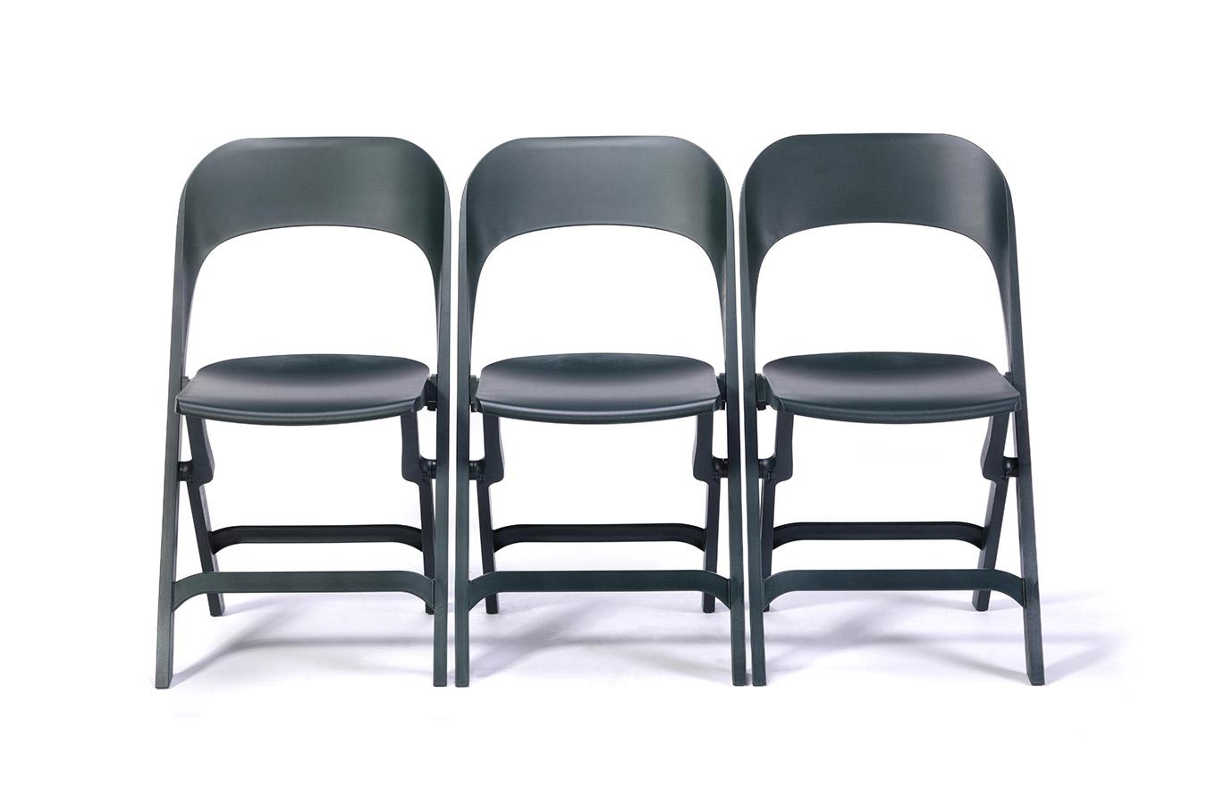 Gaber Flap Anthracite Grey Folding Outdoor Chair (2-Pack) 