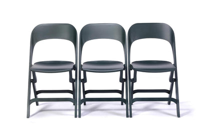 Gaber Flap Anthracite Grey Folding Outdoor Chair (2-Pack) 