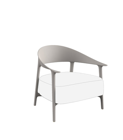 Sedia Relax Africa Lounge Vondom Ecru Genco Outdoor