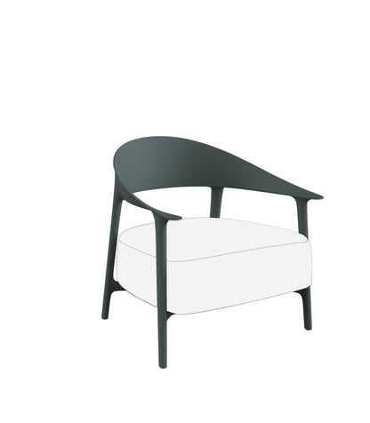 Sedia Relax Africa Lounge Vondom Blu Notte Genco Outdoor