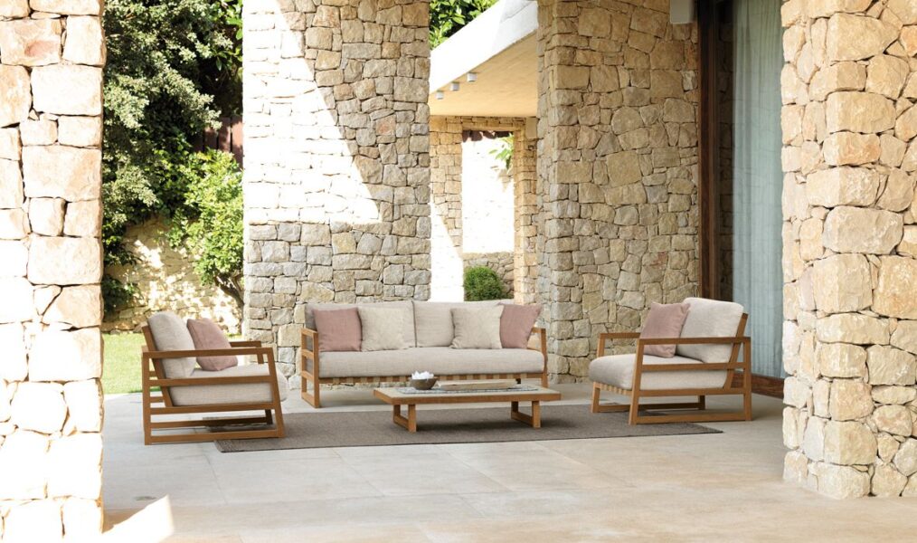 Alabama Wood poltrona living da esterno Talenti