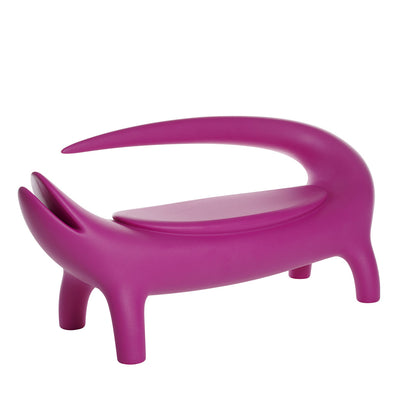 Big Kroko poltrona lounge due posti da esterno Slide sweet fucsia