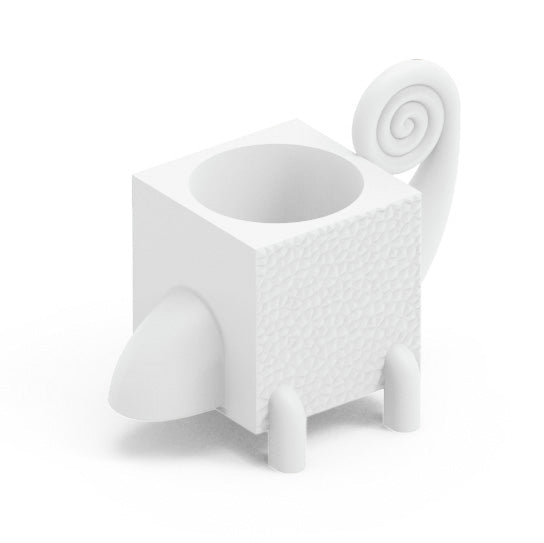 Contenitore multifunzione vaso portaoggetti da esterno Fera Cama Lyxo bianco perla Genco Outdoor