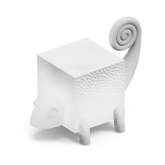 Contenitore multifunzione vaso lampada portaoggetti da esterno Fera Cama Lyxo trasparente luminoso Genco Outdoor