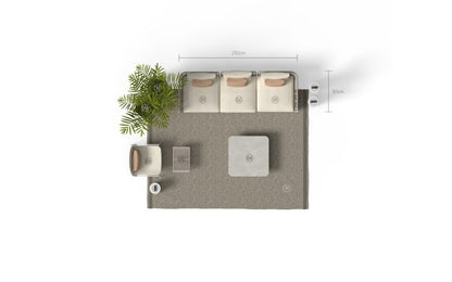 Coral divano modulare da esterno Talenti