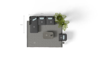 Coral divano modulare da esterno Talenti