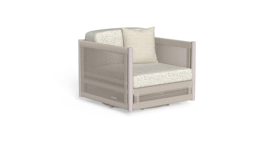 Dolcevita Alu Swivel Outdoor Living Armchair by Talenti 