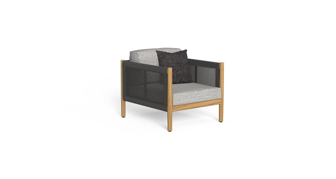 Dolcevita Poltrona Living Talenti Natural Teak - Dune Grey Genco Outdoor