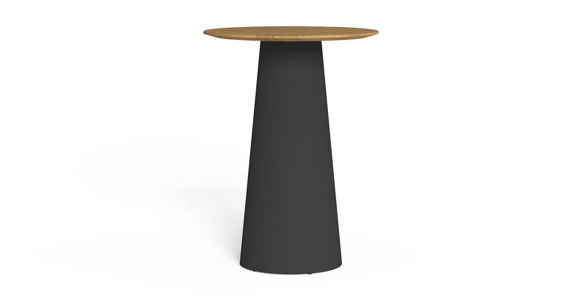 Dolcevita Tavolo Bar D75 Talenti Grafite- Natural Teak Genco Outdoor