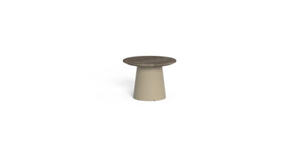 Dolcevita Tavolo Caffè D45 Talenti Tortora - Teak Silver Genco Outdoor