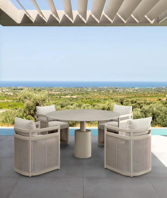 Edwin outdoor dining table by Talenti 