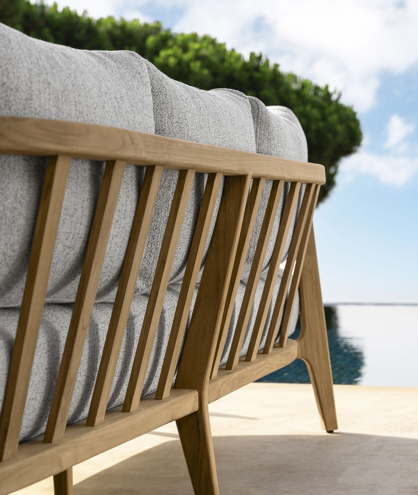 Ever Wood 2-seater outdoor sofa by Talenti 