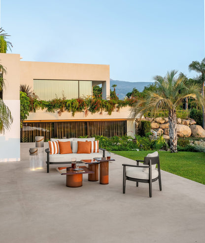 Ever Alu 2-seater outdoor sofa by Talenti 