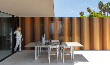 Ever Alu 230x100 outdoor dining table by Talenti 