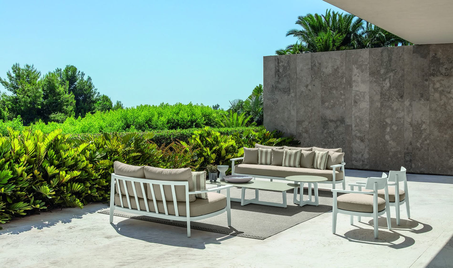 Ever Alu 2-seater outdoor sofa by Talenti 