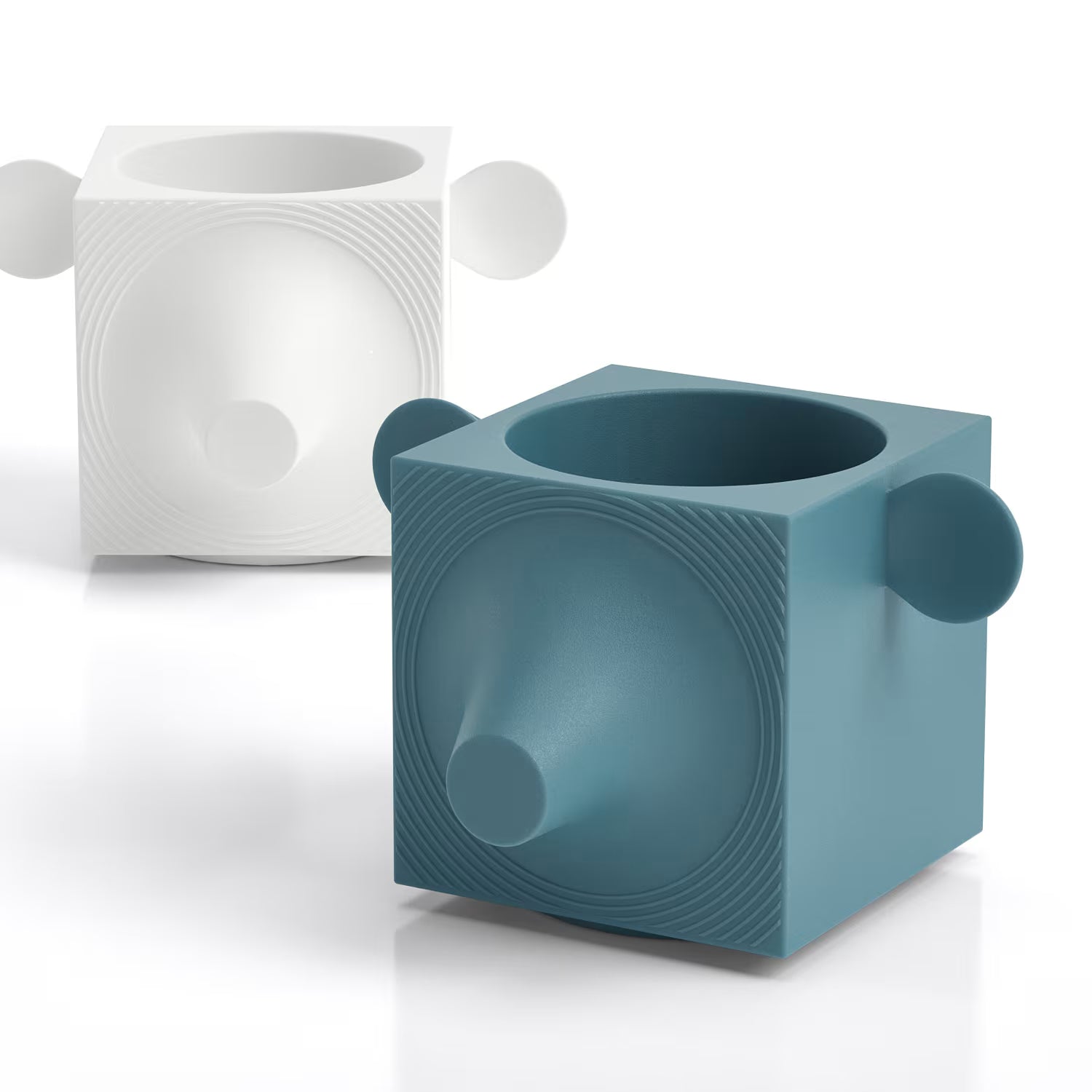 Contenitore multifunzione vaso portaoggetti lampada luminosa modulare design da esterno Fera Capo Lyxo Genco Outdoor