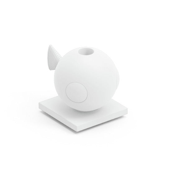 Contenitore multifunzione vaso portaoggetti modulare design da esterno Fera Fugu Lyxo bianco perla Genco Outdoor