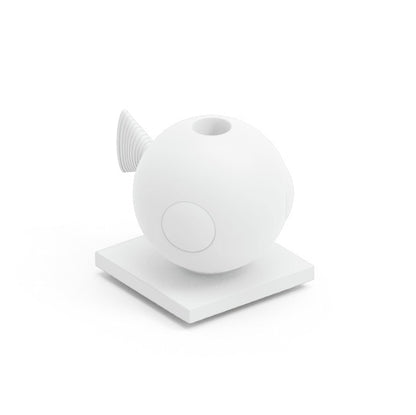 Contenitore multifunzione vaso portaoggetti modulare design da esterno Fera Fugu Lyxo bianco perla Genco Outdoor