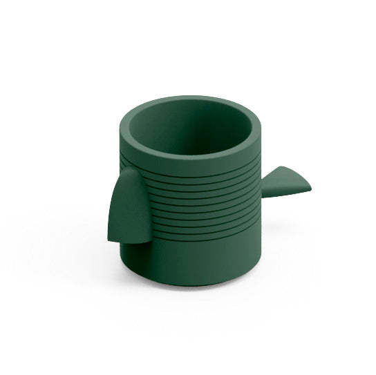 Contenitore multifunzione vaso portaoggetti modulare design da esterno Fera Lyxo verde scuro smeraldo Genco Outdoor