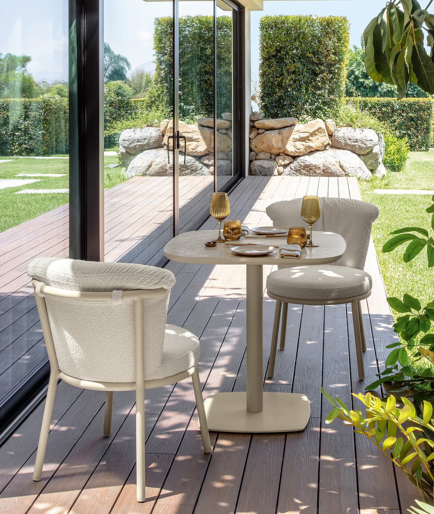 James Tavolo Pranzo 80x80 da esterno Talenti