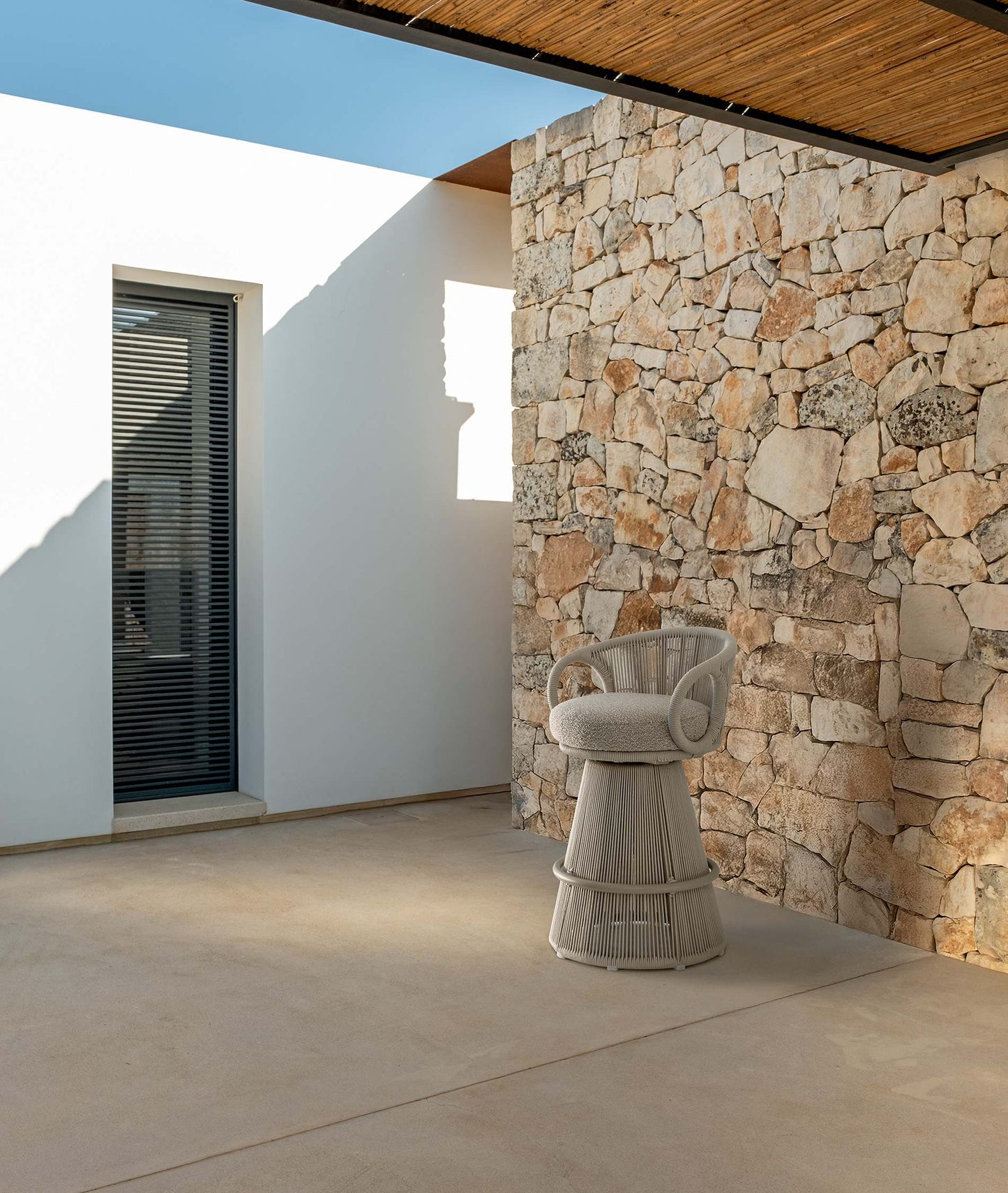 Karen outdoor swivel stool Talenti