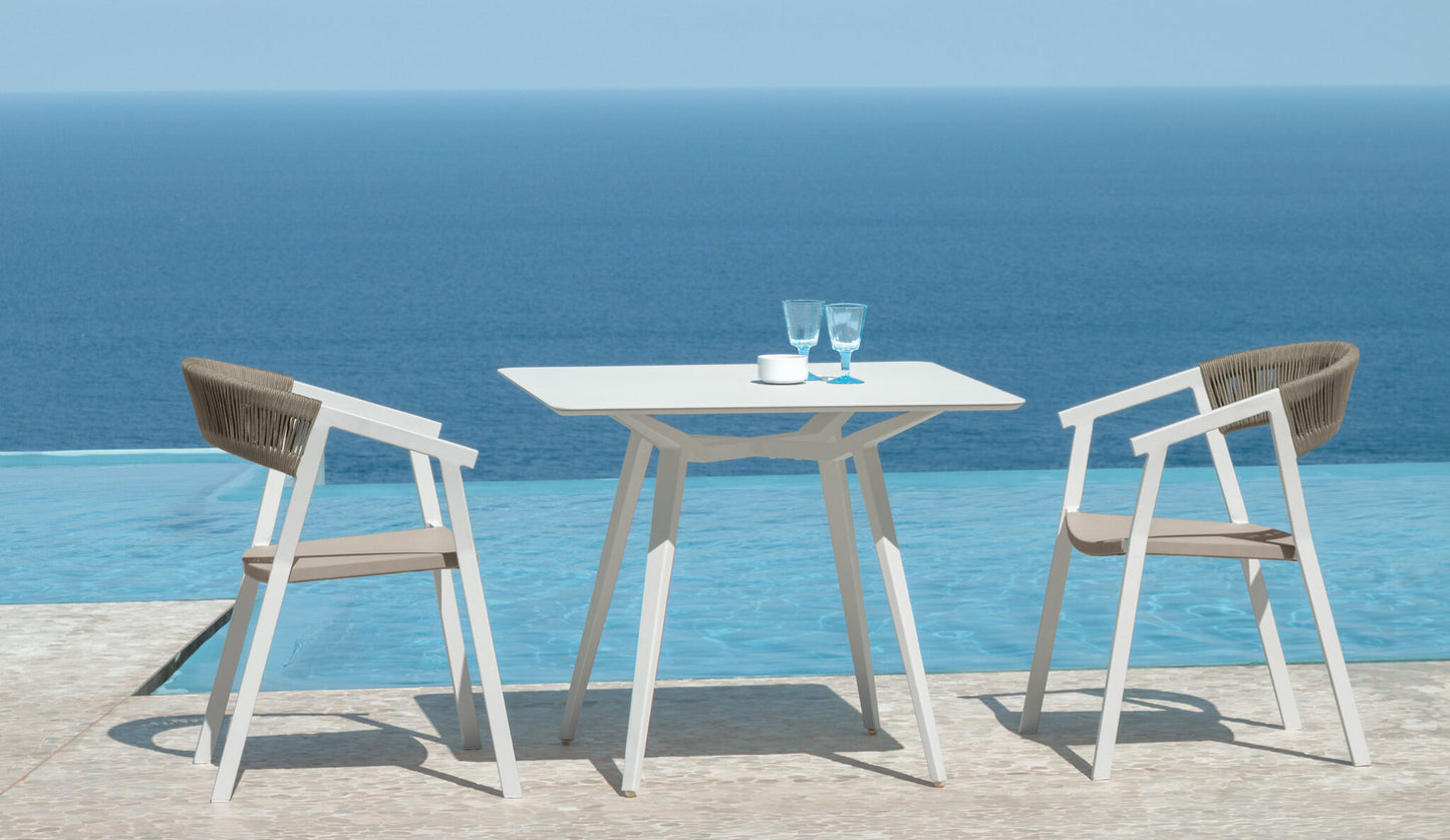 Sedia pranzo Key alluminio Talenti mare Genco Outdoor