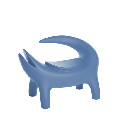 Kroko poltrona lounge outdoor Slide flame powder blue