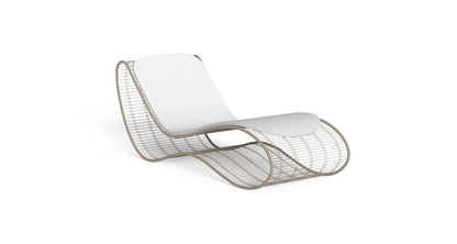 Lettino Relax Breez Talenti bianco tortora