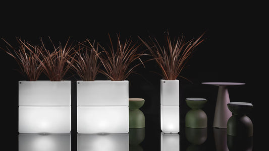 Lyxo Dune Outdoor Light Planter 