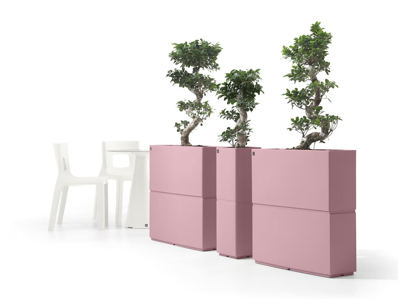 Lyxo outdoor column planter 