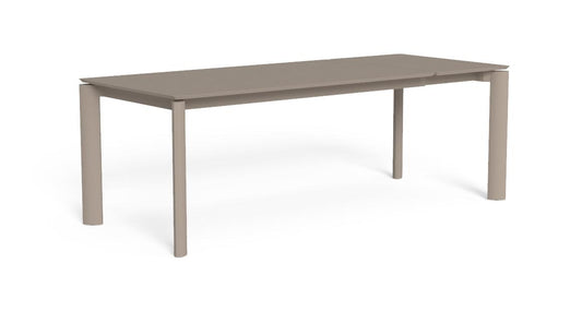 Tavolo Milo Talenti alluminio allungabile 160/215x95 grigio tortora Genco Outdoor